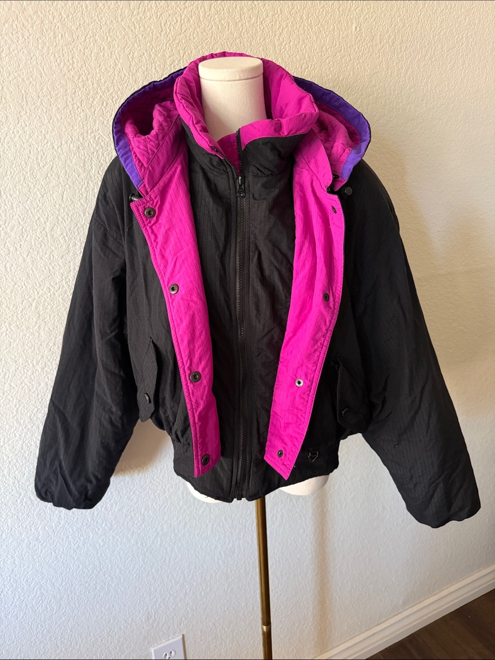 Vintage Obermeyer Stardust Ski Jacket with removable hood